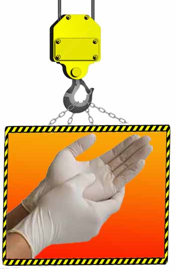 
G019 - 
Medical latex gloves 