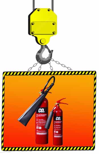 F003 - 
Powder fire extinguisher

